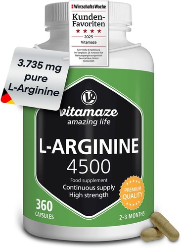Arginine high strength 4500 - l-arginine,