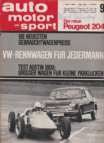 Auto motor sport heft - auto,