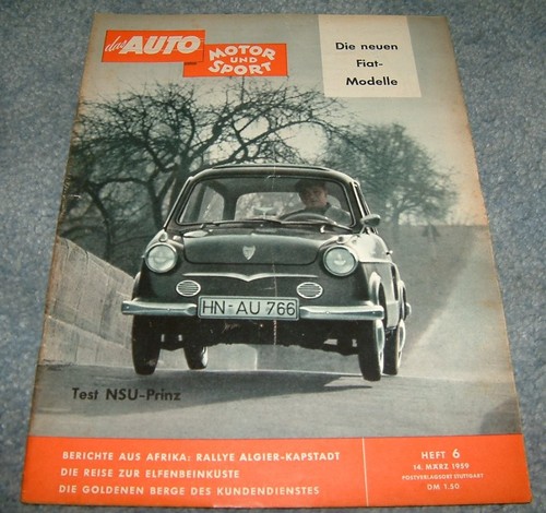 Ams 1959 nsu prinz fiat - 6/1959,